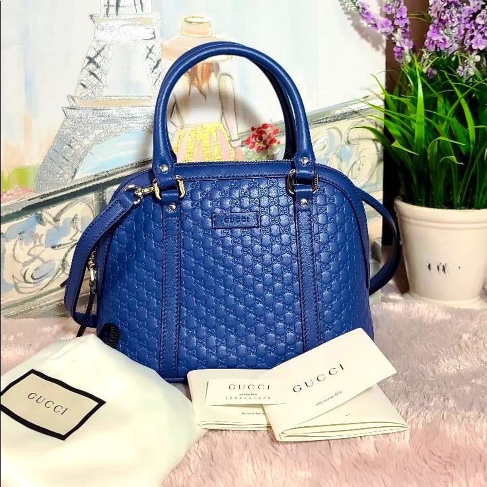 Microguccissima Mini Dome Bag Caspian